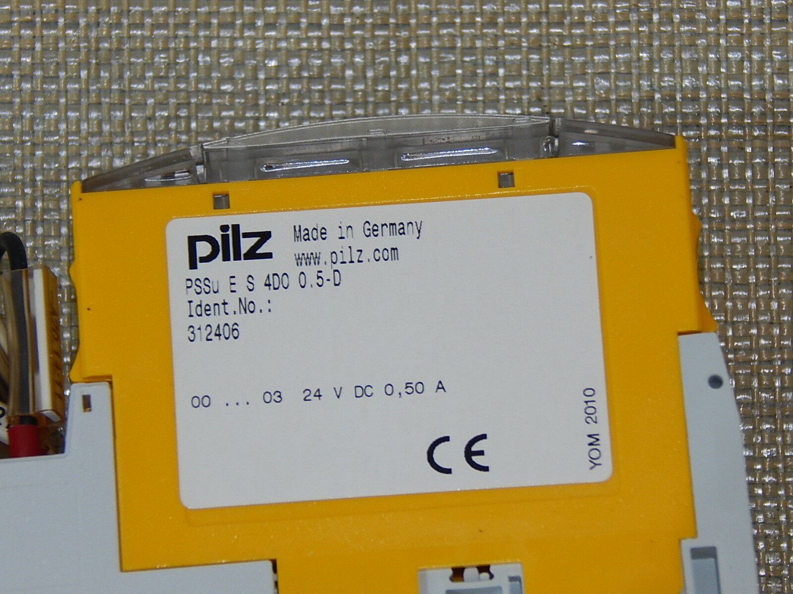 4x Pilz, PSSu E S 4D0  0-5, PSSu E S 4D0  0.5, 312406, I/O Modul Used