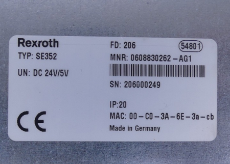 Rexroth SE352 0608830262