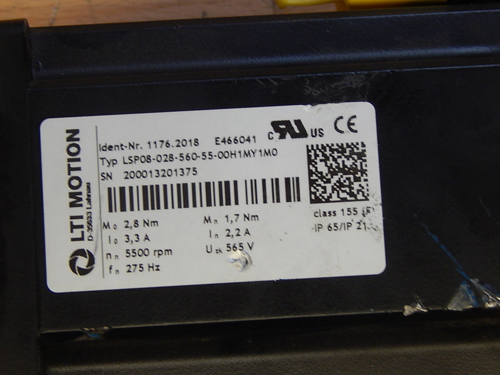 LTi DRiVES LSP08-028-560-55-00H1MY1M0  Servomotor  Used