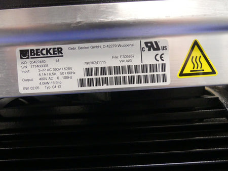 Vakuumpumpe Becker SV8.190/5-437 3297614
