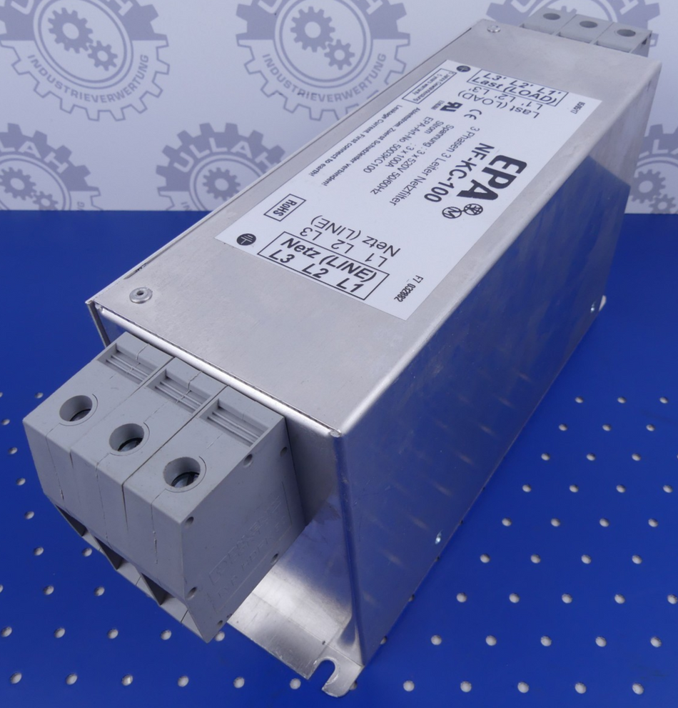 EPA 3 Phasen 3 Leiter Netzfilter NF-KC-100/R2 5003KC100