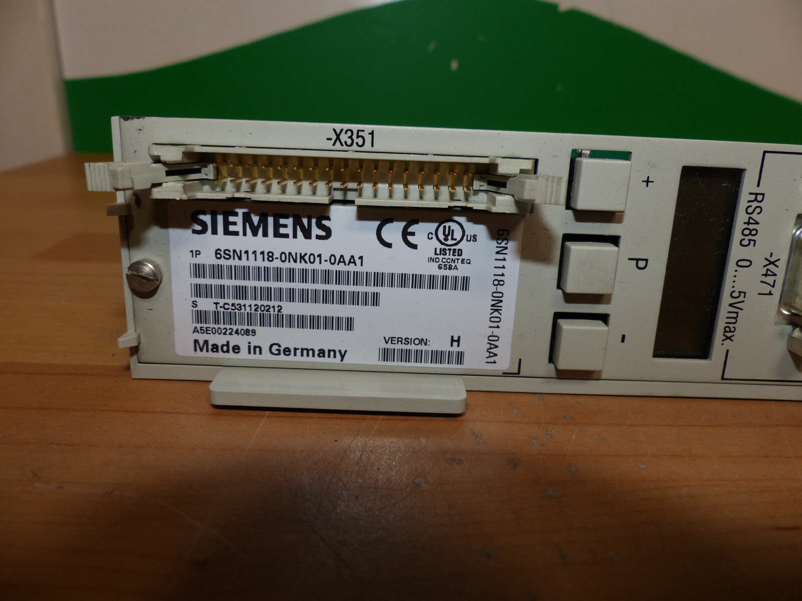 Siemens 6SN1118-0NK01-0AA1  6SN11180NK010AA1 used Version H