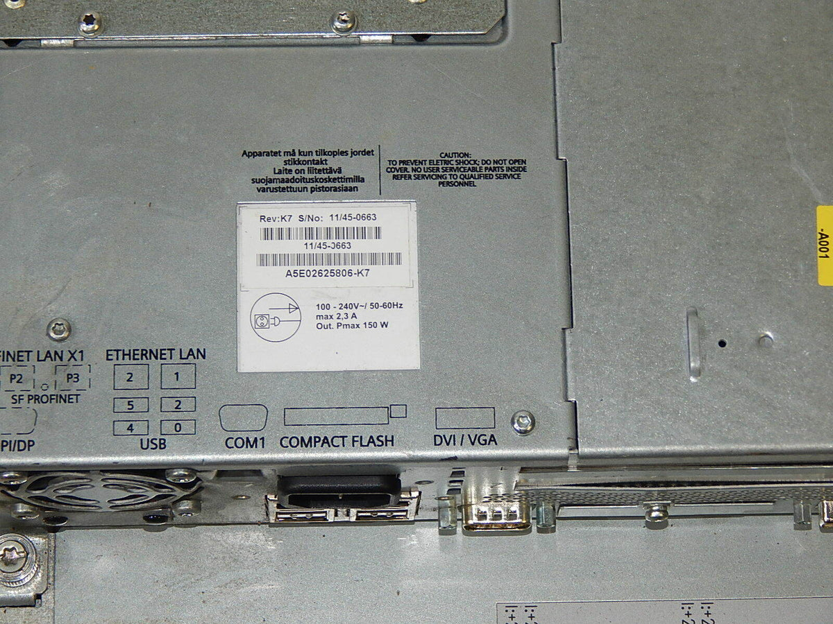 Siemens Simatic Panel PC 677B (AC) 15 Touch A5E02486984 Bildschirm riß s.Bilder