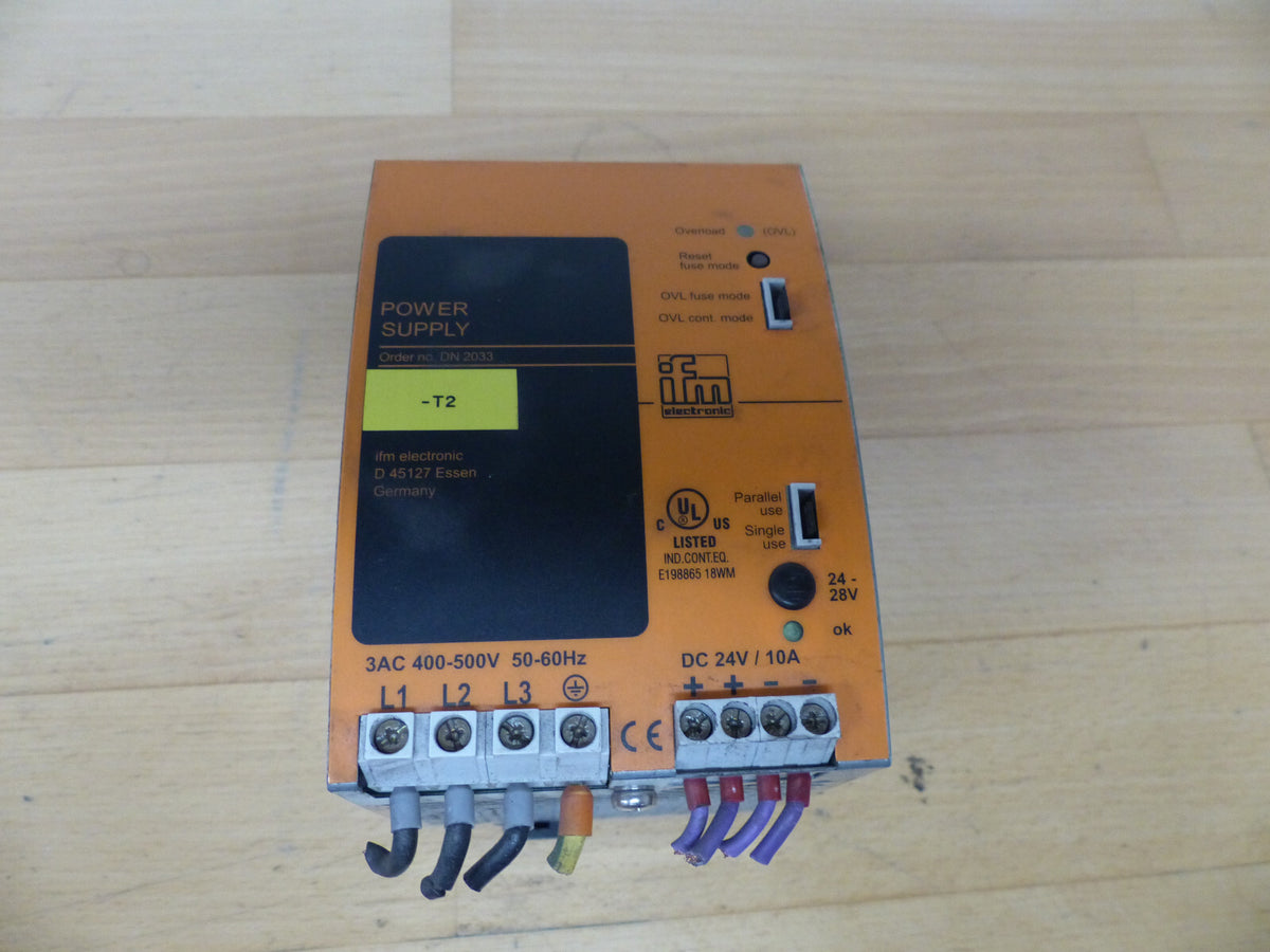 IFM ELECTRONIC POWER SUPPLY 3AC 400-500V 50-60HZ