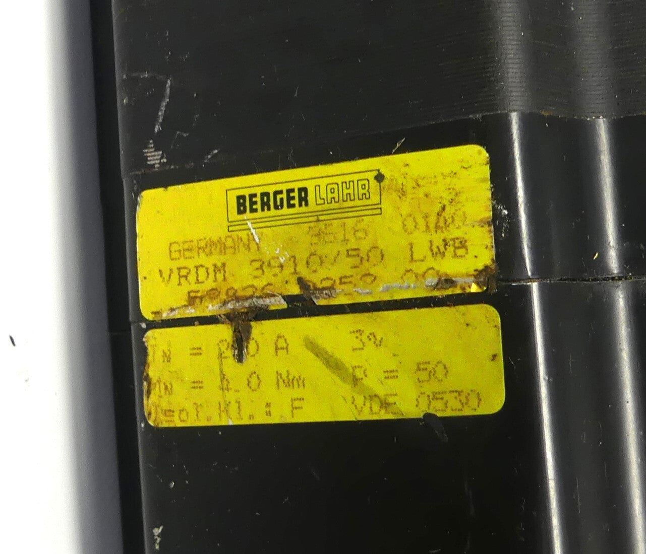 Berger Lahr VRDM3910/50LWB + roba-stop M-bremse