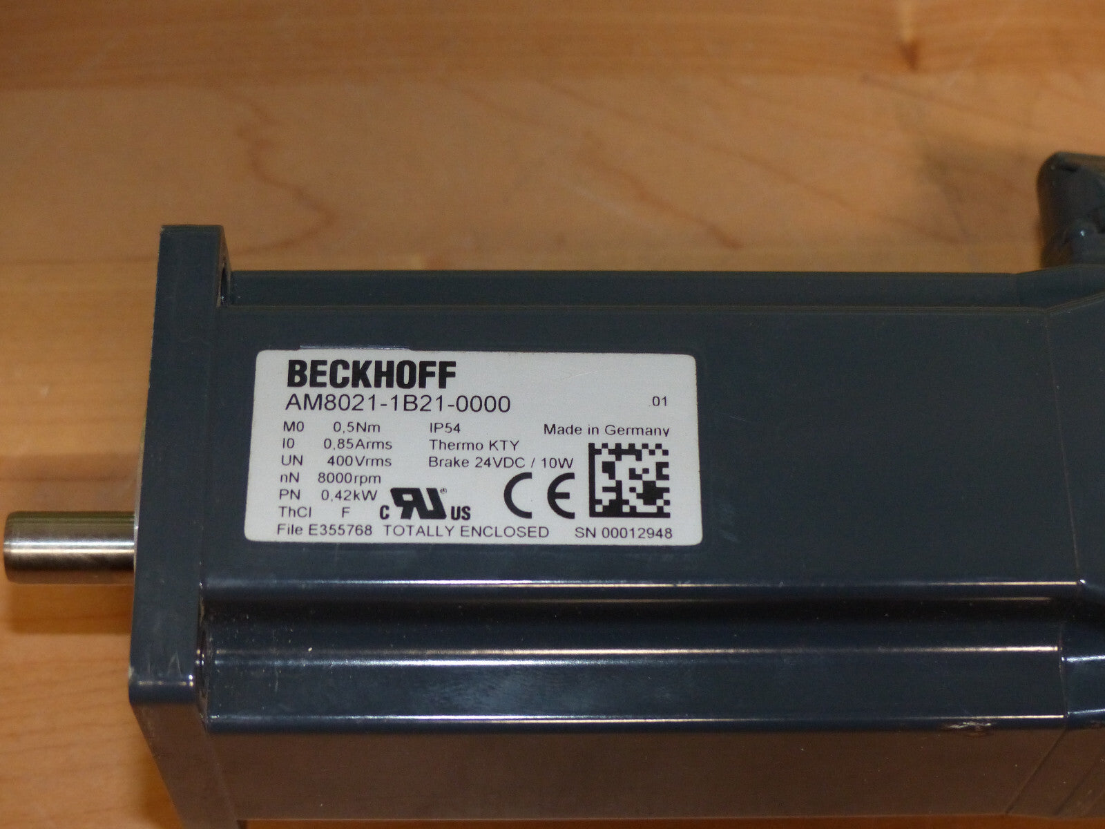 Servomotor Motor Synchronmotor Beckhoff AM8021-1B21-0000