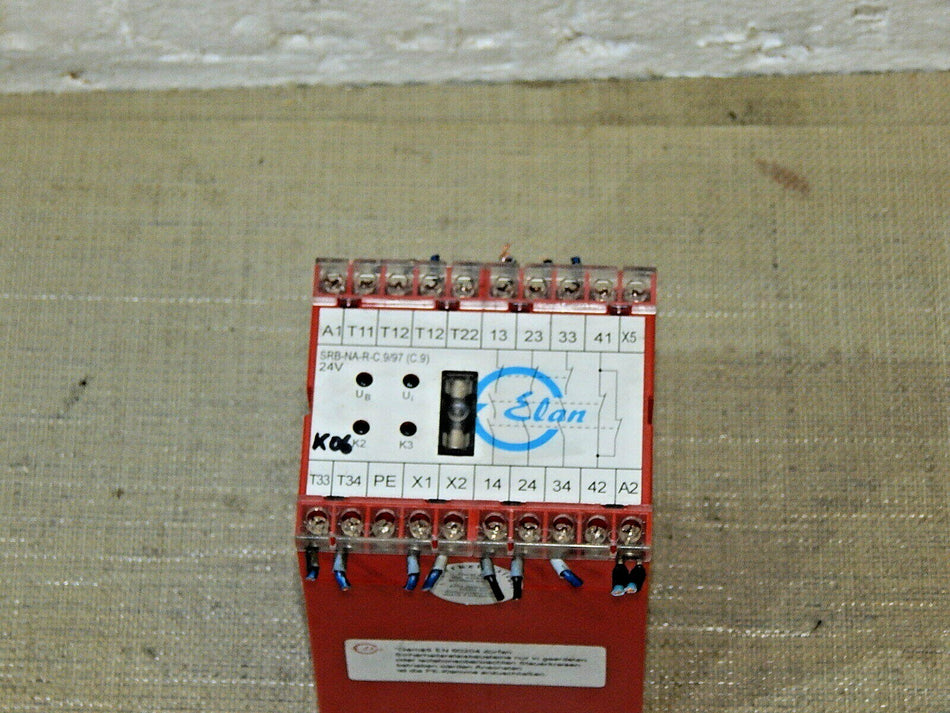 Elan SRB-NA-R-C.9/97-24V  (C.9) Sicherheitsrelais used