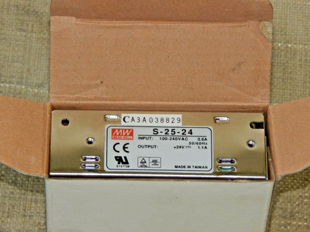 WM  Mean Well S-25-24 Schaltnetzteil New