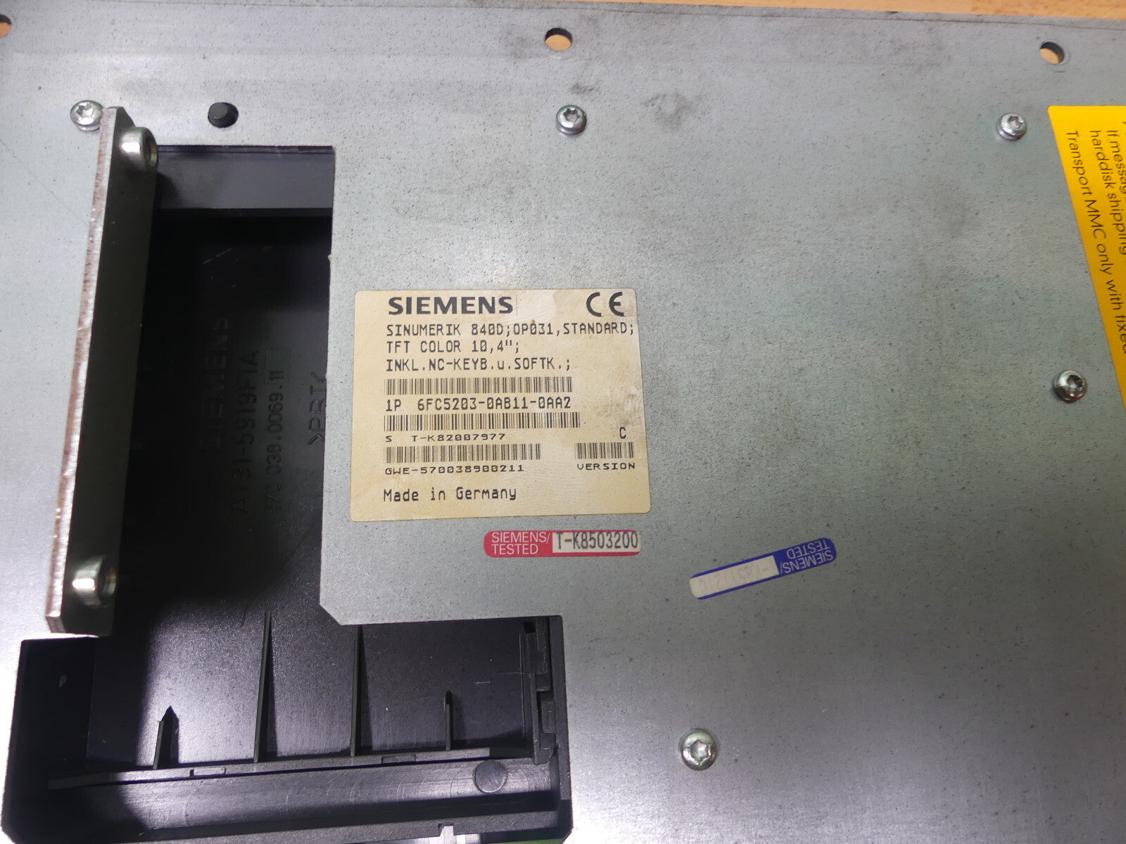Siemens 6FC5203-0AB11-0AA2