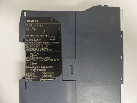 Siemens 3UN2110-0AB4 Kaltleiter-Auslösegerät