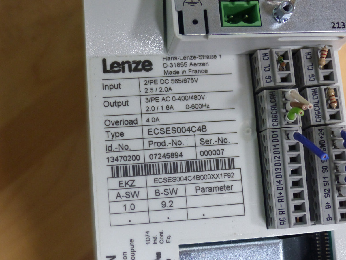 Lenze ECSES004C4B ECSES 00 4C 4B Servo-Achsmodul