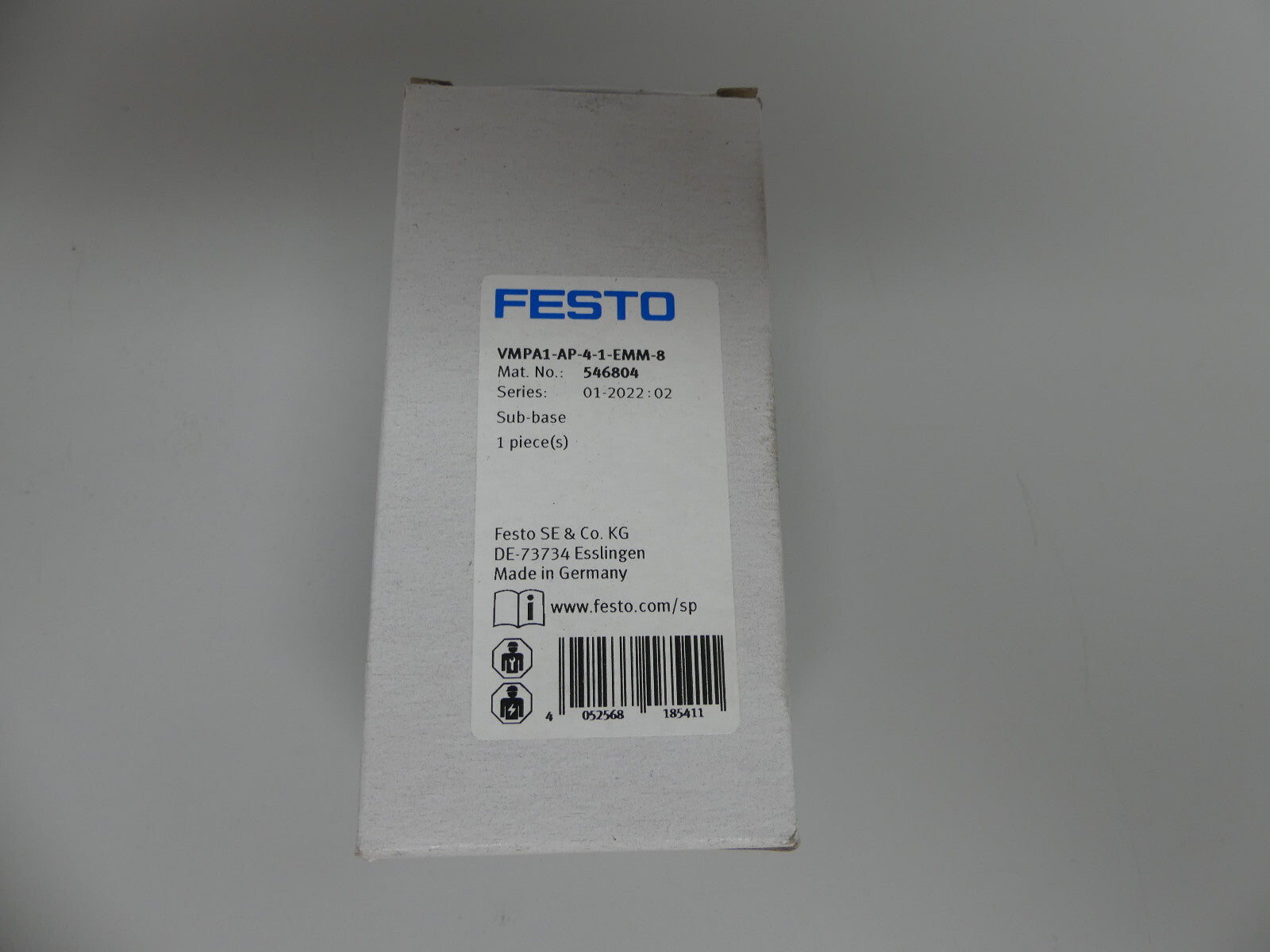 Festo VMPA1-AP-4-1-EMM-8   546804 Anschlussplatte