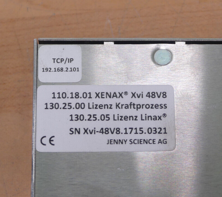 JENNY SCIENCE Xvi 48V6 110.18.01XENAX Xvi 48V8  s.Bilder