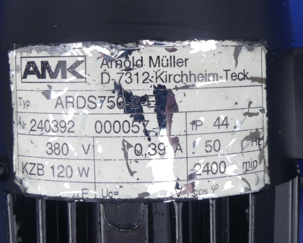 AMK ARDS 750-2-E  240392 Servomotor