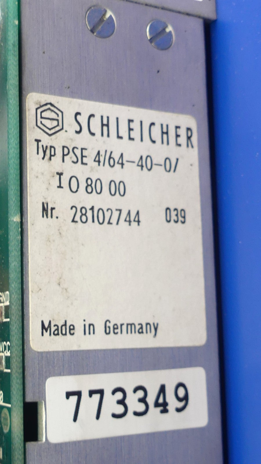 SCHLEICHER PSE 4/64-40-0/IO 80 00