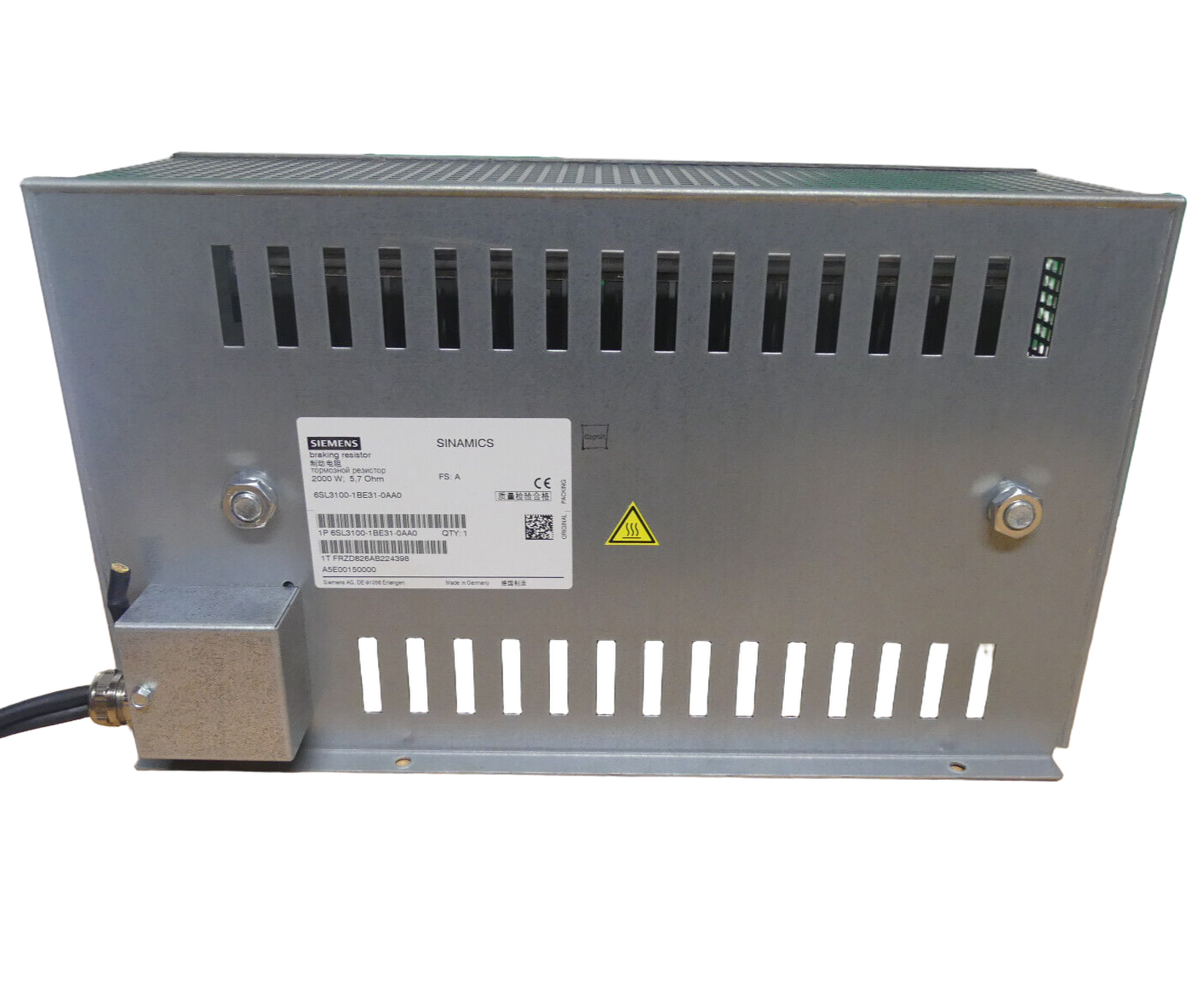 Siemens Sinamics  6SL3100-1BE31-0AA0