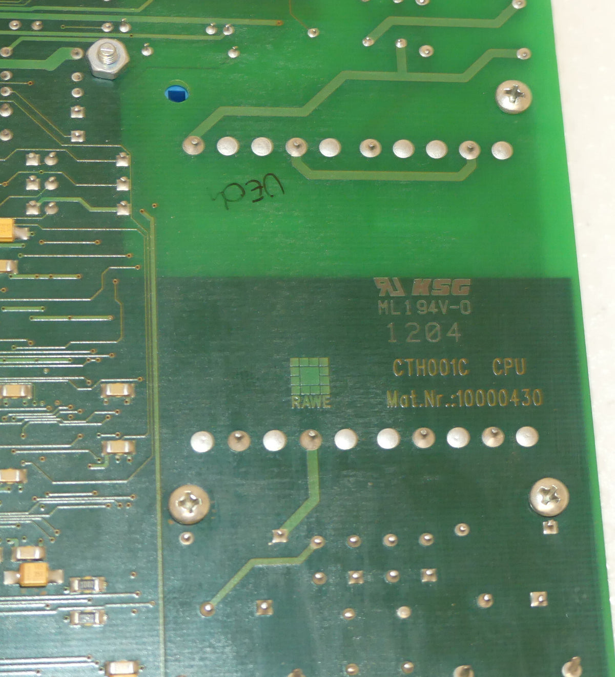 Rawe CTH001C CPU Board PCB Platine 10000430 MIT Analog input karte 4101600501