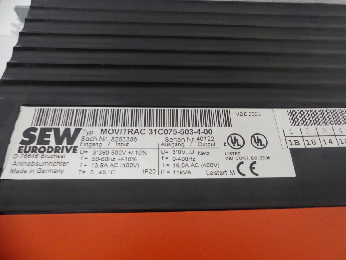 SEW MOVITRAC 31C075-503-4-00