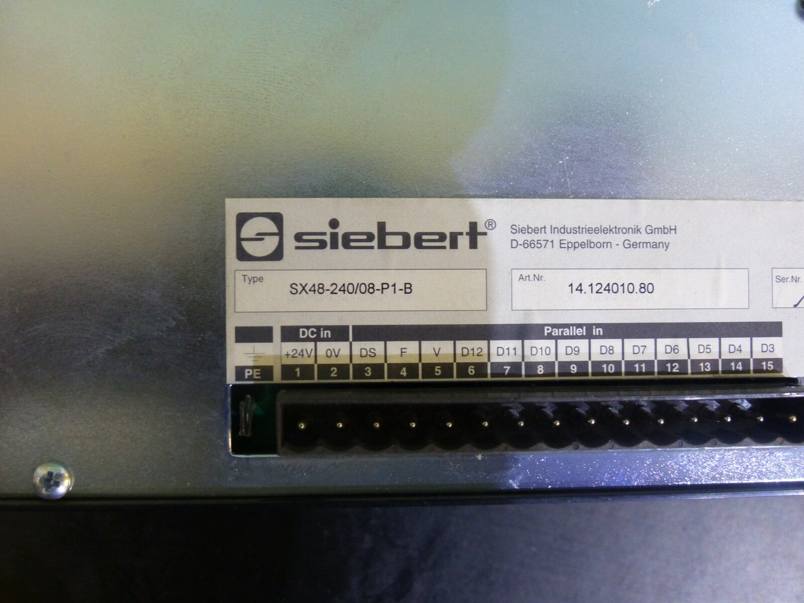 Siebert SX48-240/08-P1-B