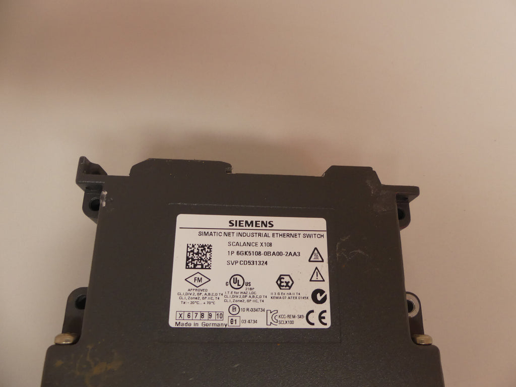 Siemens Scalance X108 6GK5108-0BA00-2AA3
