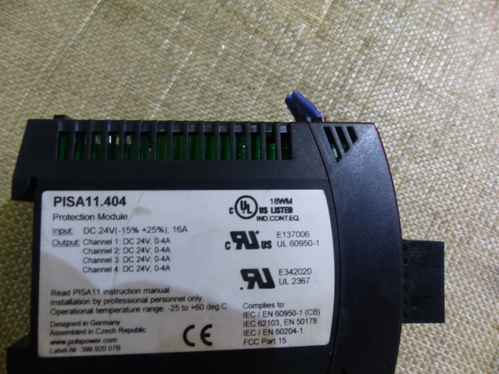  Puls Pisa 11.404 Protection Module