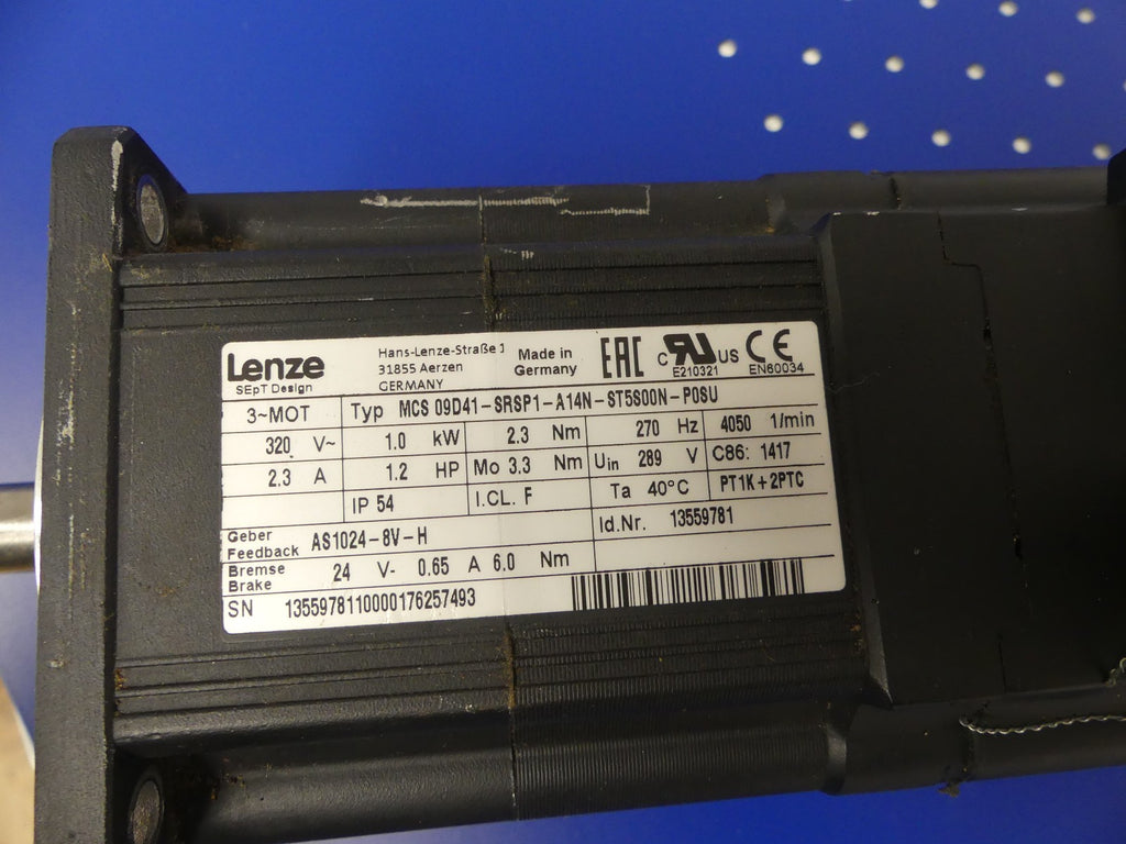 LENZE MCS 09D41-SRSP1-A14N-ST5S00N-P0SU
