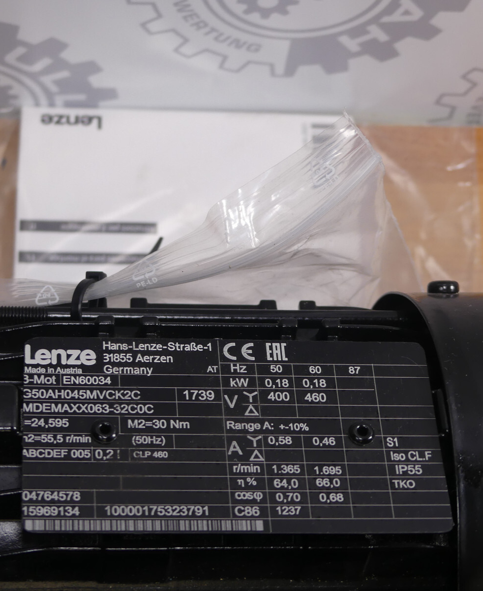 Lenze G50AH045MVCK2C Getriebemotor