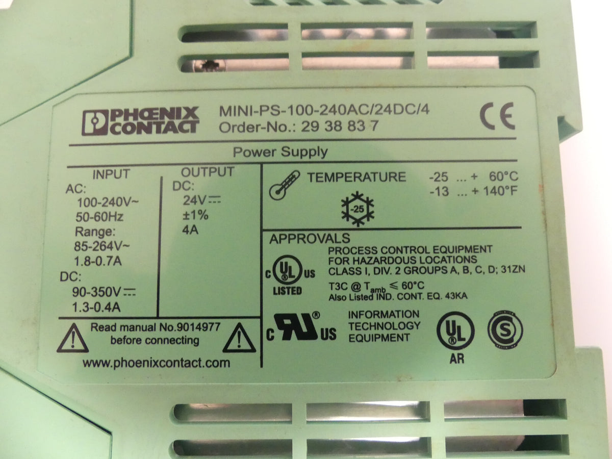Phoenix Contact MINI-PS-100-240AC/24DC/4