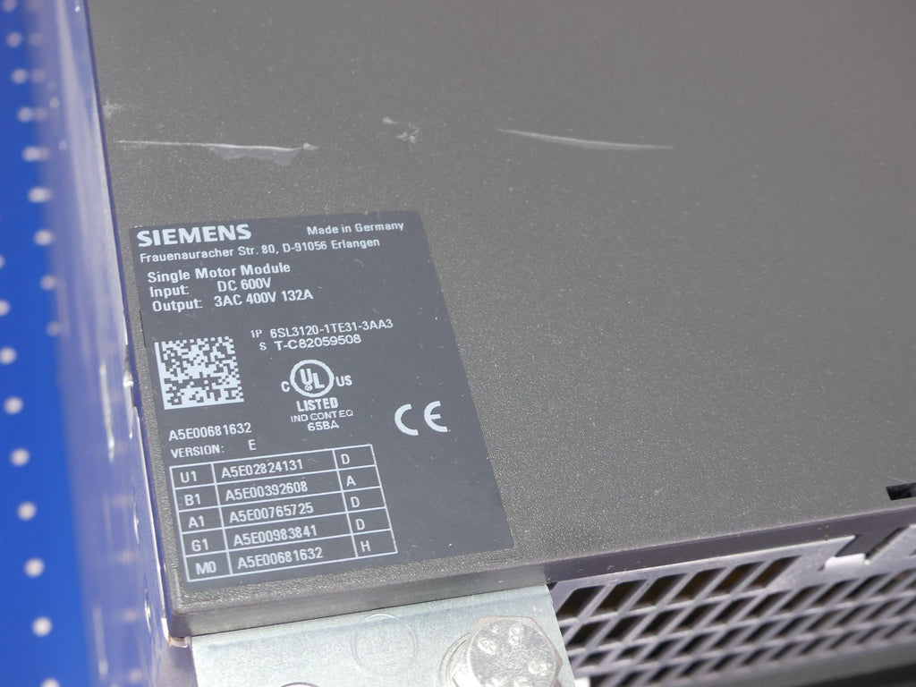 SIEMENS 6SL3120-1TE31-3AA3