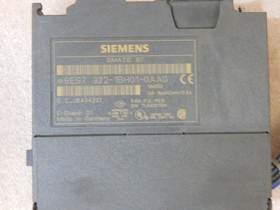 SIEMENS SIMATIC S7-300 DIGITALAUSGABE 16 DO  6ES7322-1BH01-0AA0  Used
