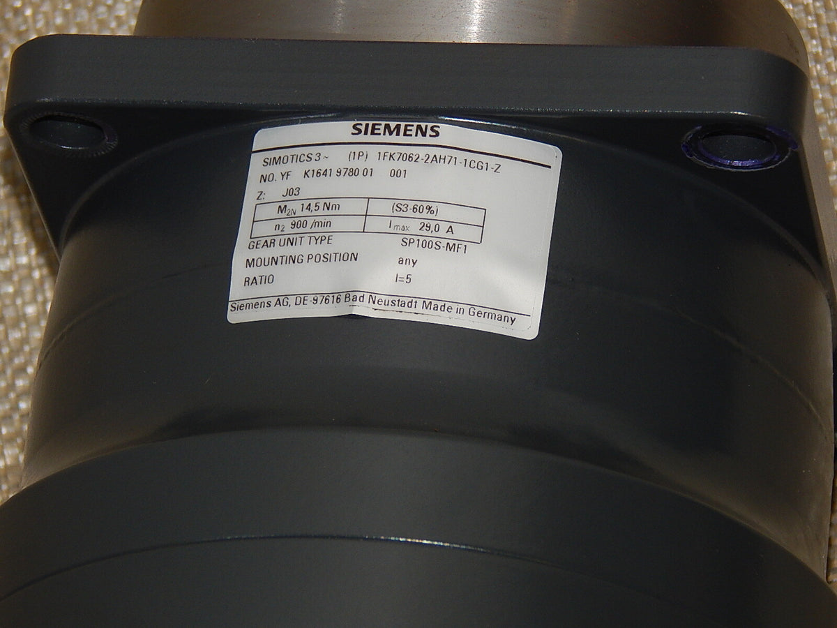 Siemens Getriebe SP100S-MF1 i=5 used