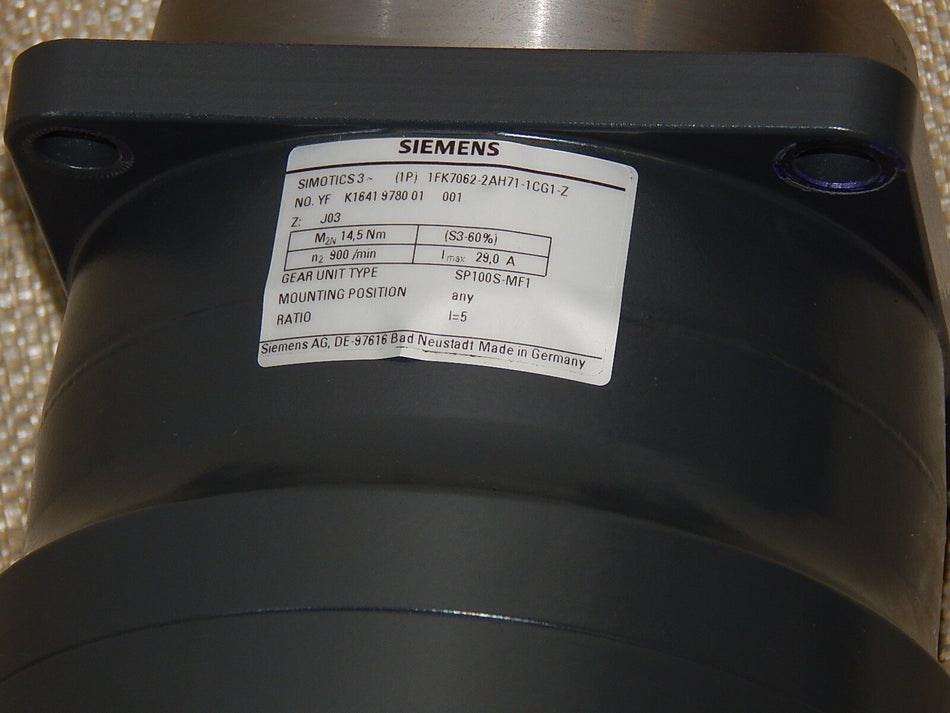 Siemens Getriebe SP100S-MF1 i=5 used