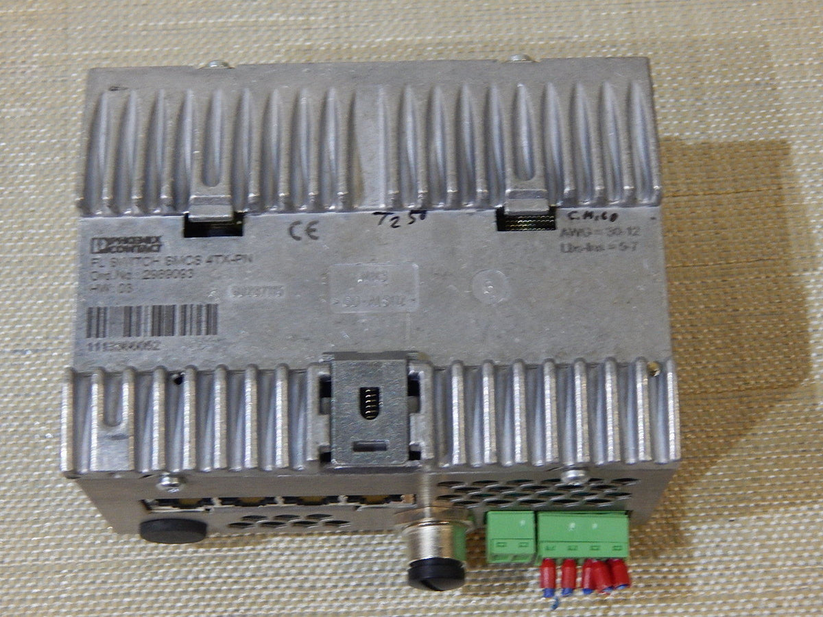 Phoenix Contact FL Switch SMCS 4TX-PN Typ: 2989093 Used