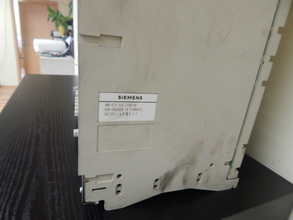 Siemens GWE -570 035.7106.00 Rack  BGR-TRAEGER 18 EINBAUPL.