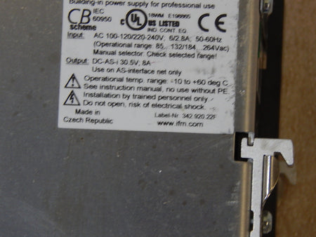 ifm AS-i Power Supply AC 1218