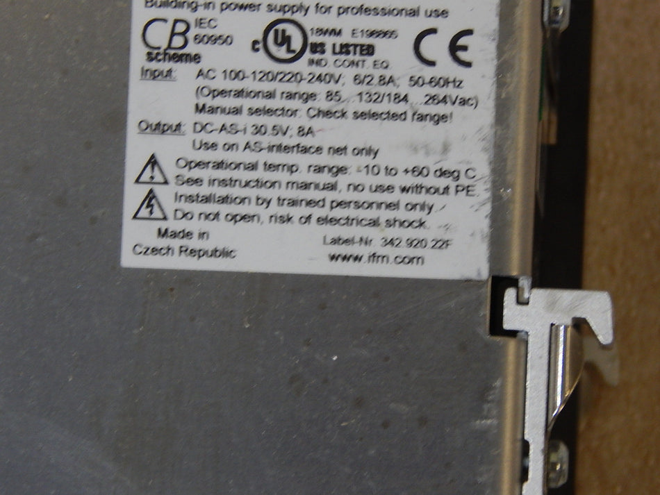 ifm AS-i Power Supply AC 1218