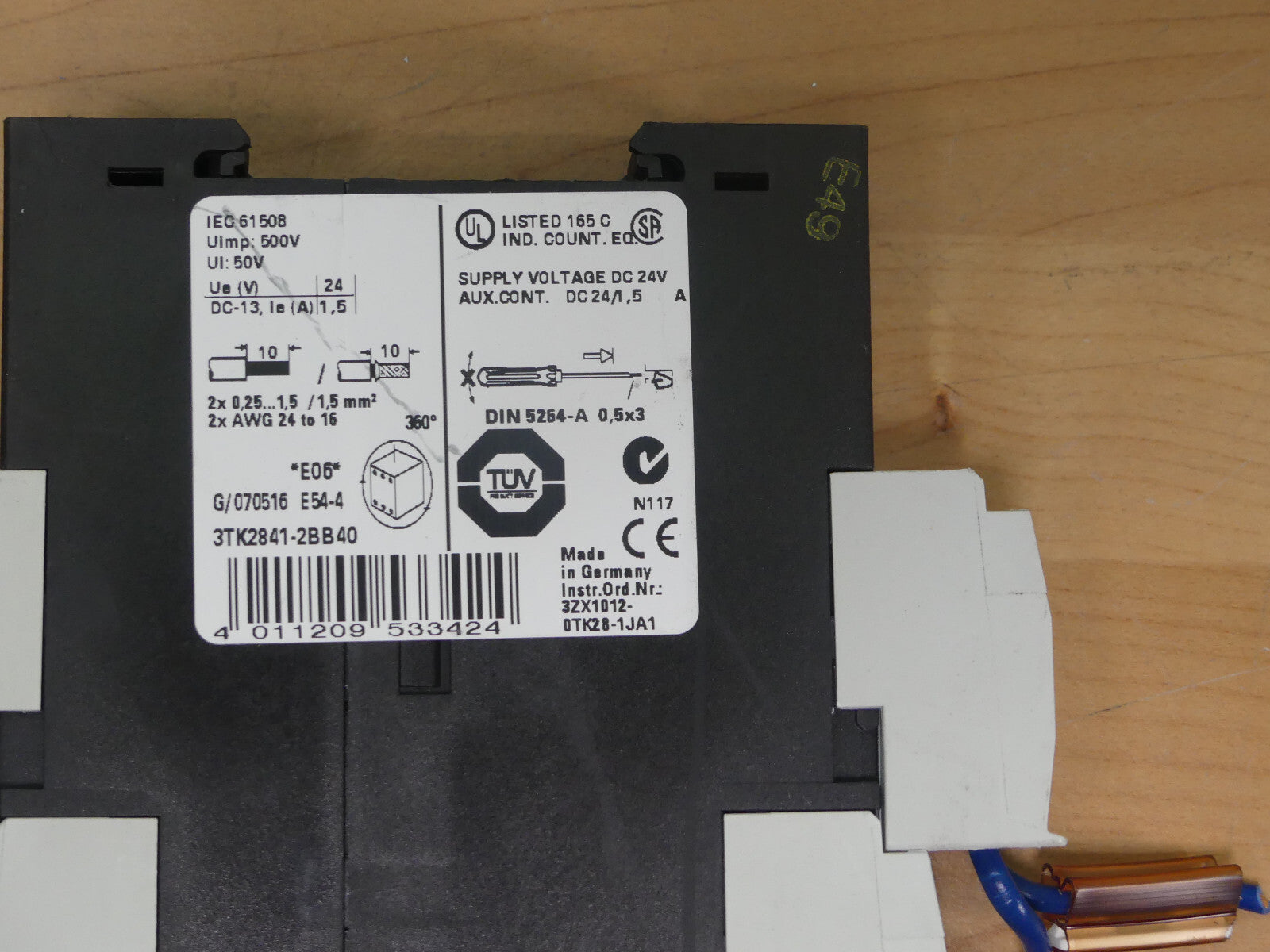 Siemens SIRIUS 3TK2841-2BB40 Sicherheitsschaltgerät