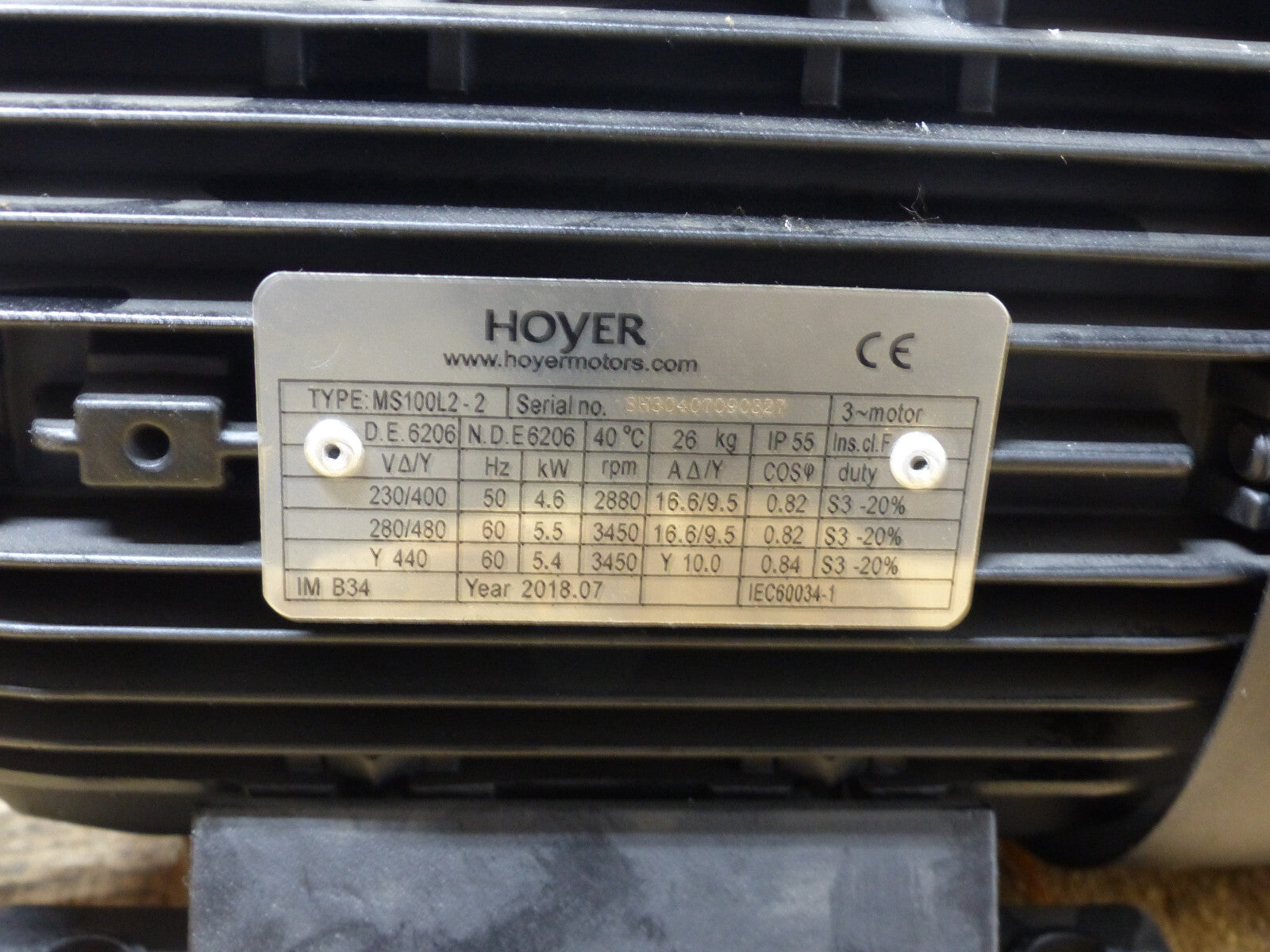 rexroth pumpa W180134369 mit Hoyer motor  ms100l2-2