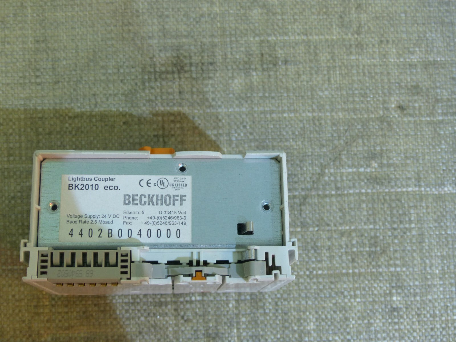 BECKHOFF Bus Koppler  BK2010