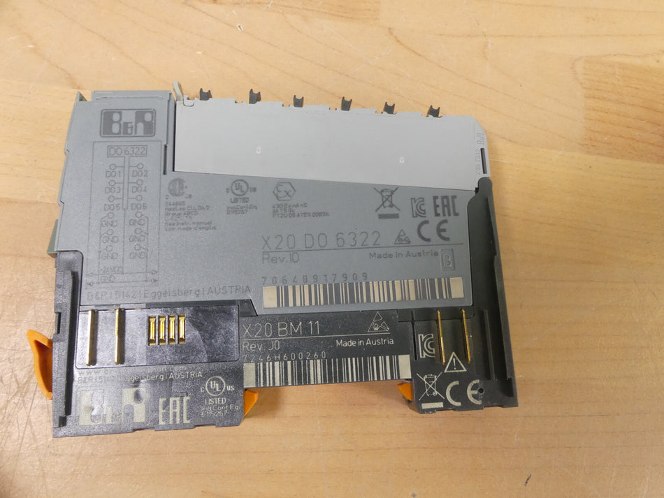 B&R X20D06322 + X20BM11 + X20TB12 s.Bilder