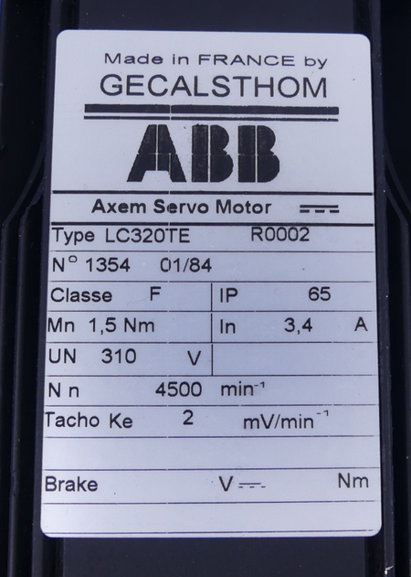 ABB LC320TE R0002 + Heidenhain ROD426 1500 27S12-03