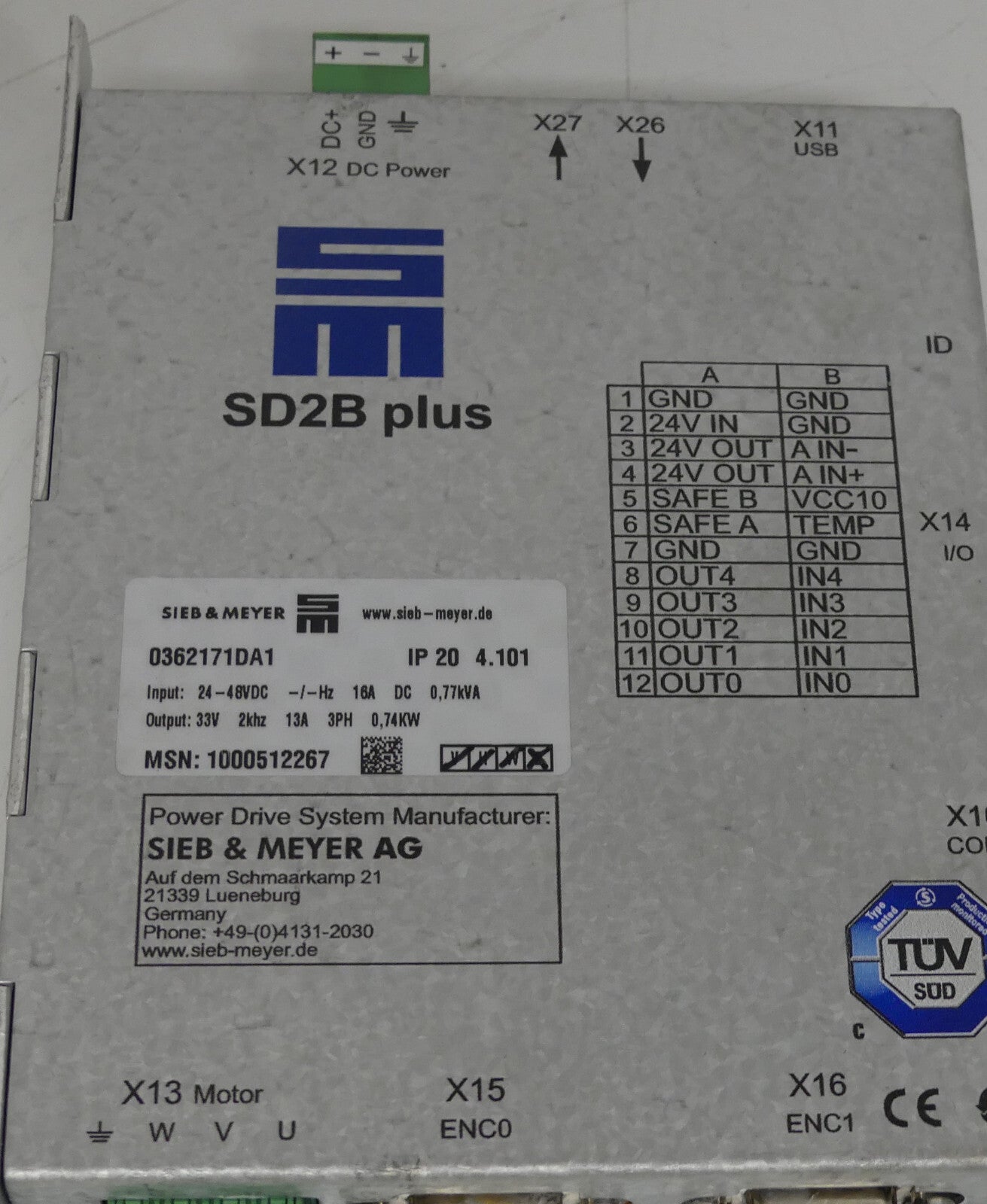 SIEB&MEYER  AG Antriebsverstärker SD2B / SD2B plus