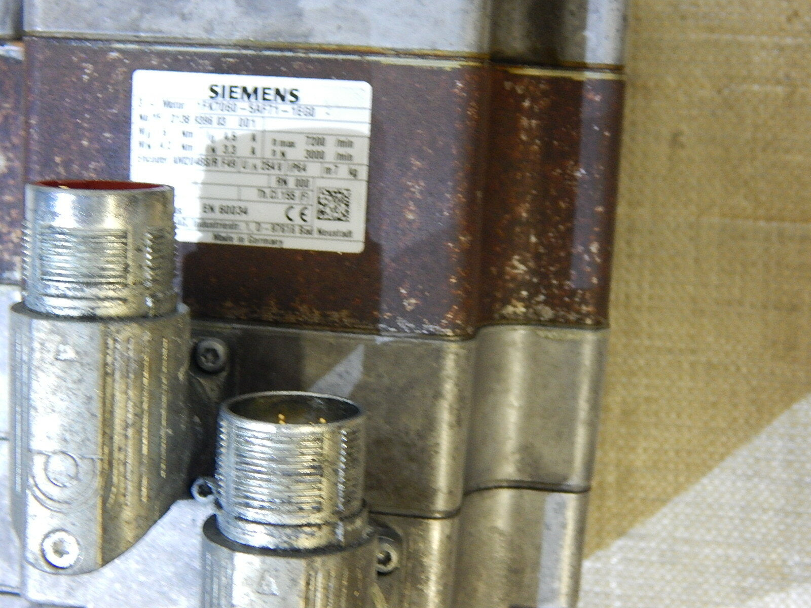  Siemens 3~Servomotor  1FK7060-5AF71-1EG0 // 1FK70605AF711EG0 used