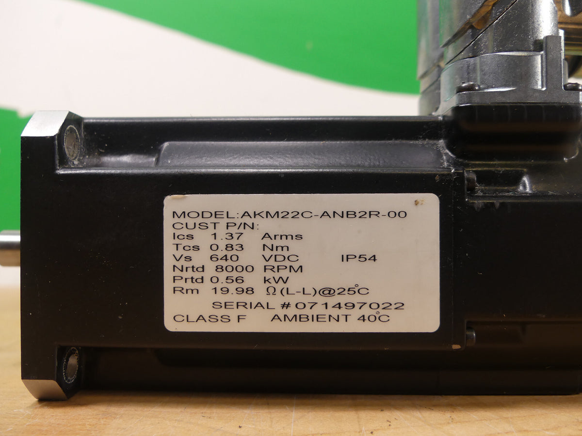Kollmorgen Synchron-Servomotor AKM22C-ANB2R-00  Neuwertig