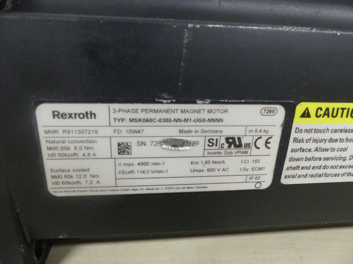 REXROTH MSK060C-0300-NN-M1-UG0-NNNN