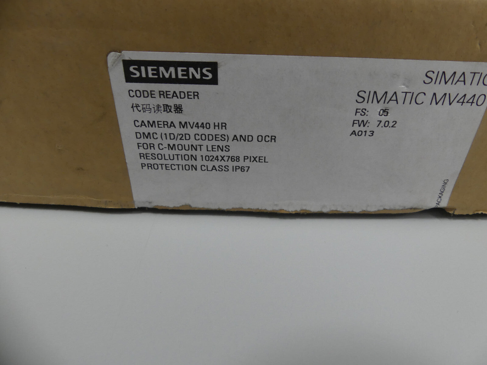SIEMENS SIMATIC MV440 6GF3440-1GE10