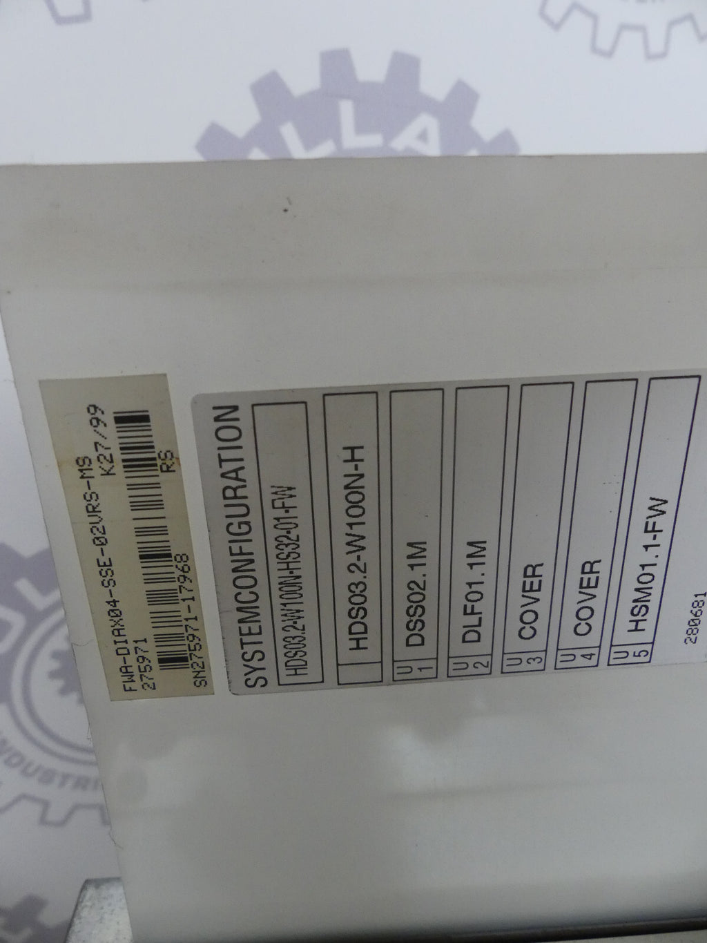 REXROTH HDS03.2-W100N-HS32-01-FW