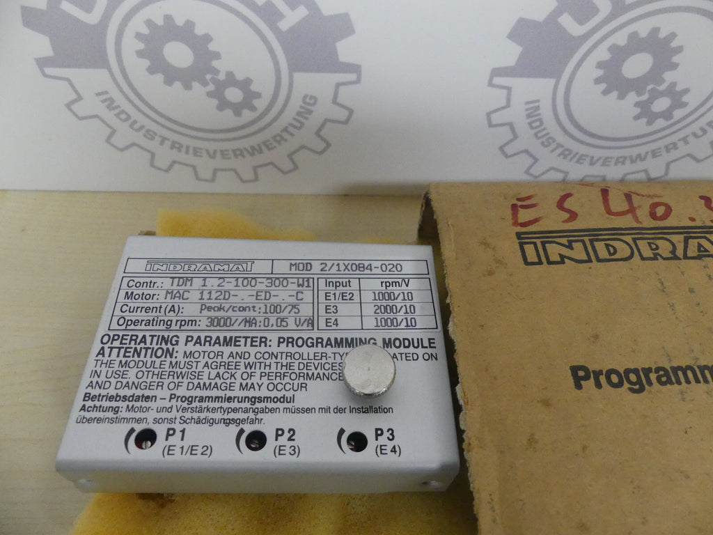 REXROTH INDRAMAT MOD 2/1X084-020