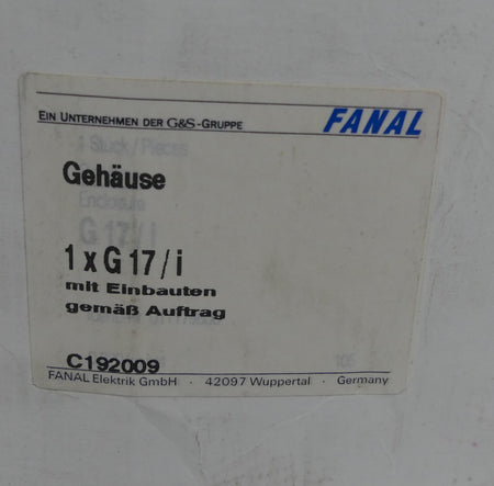 FANAL G17/i+DLS6-10+S4/1  C192009