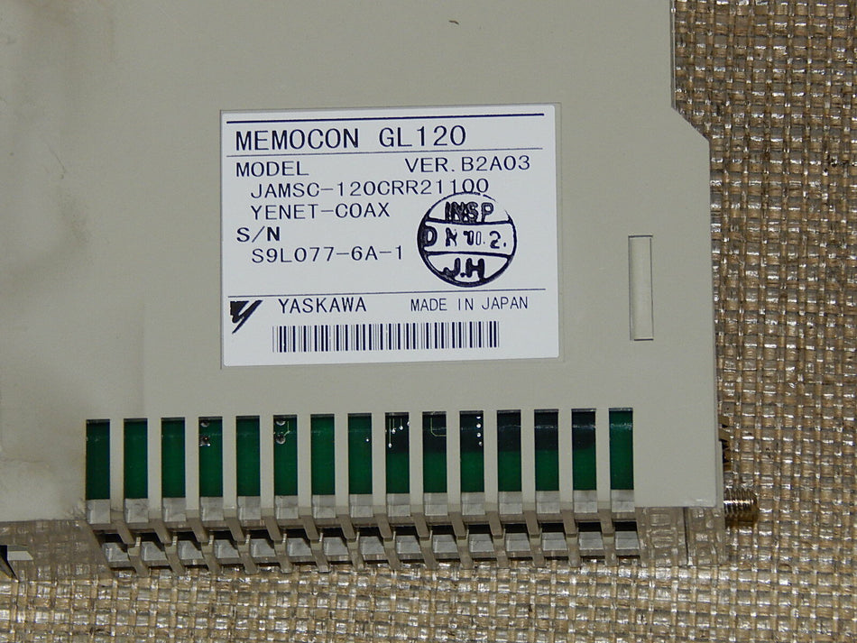 Yaskawa Modul  Memocon GL120  VER.B2A03  JAMSC-120CRR21100  used